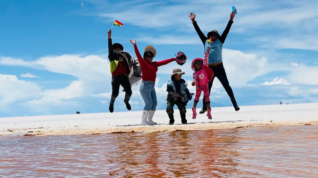 Salar de Uyuni with kids