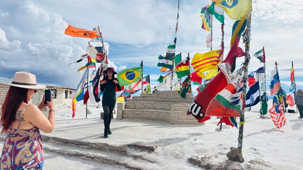 Salar de Uyuni con niños