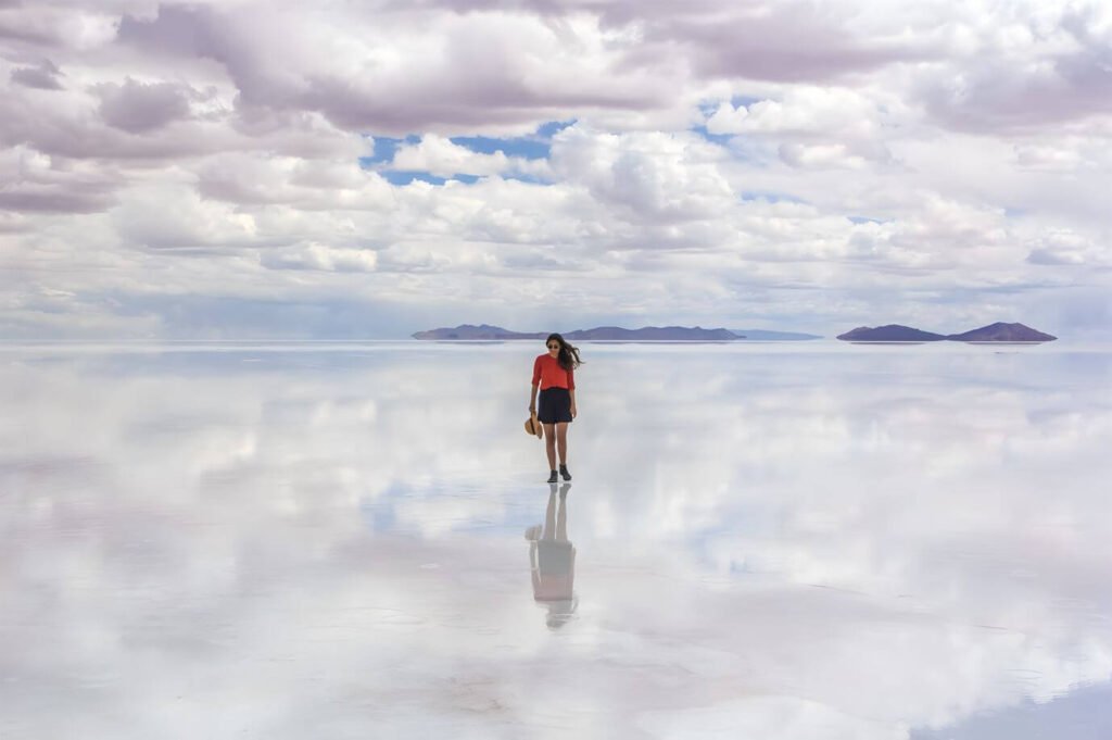 Salar de Uyuni na temporada de chuvas